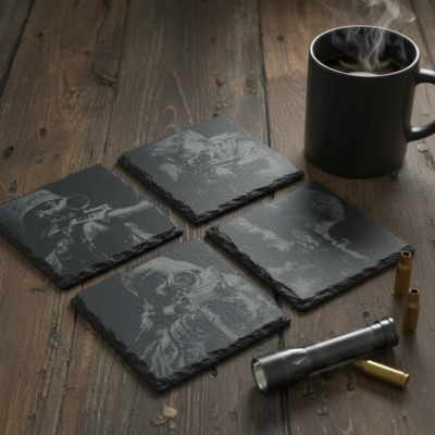 Military Sniper Coaster Set