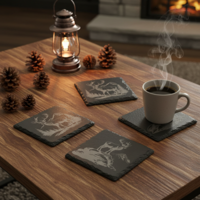 Deer Coaster Set