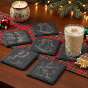 The Grinch Christmas Coaster Set (6)