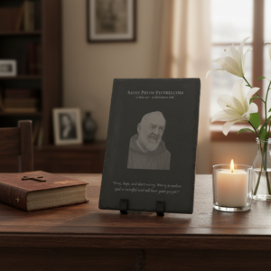 Padre Pio Plaque