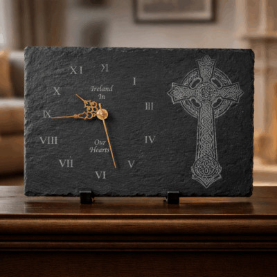 Celtic Cross Engraved Timepiece